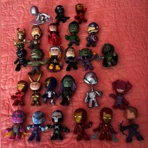 Superhero Mini Figures Set - Multicolor bobble heads